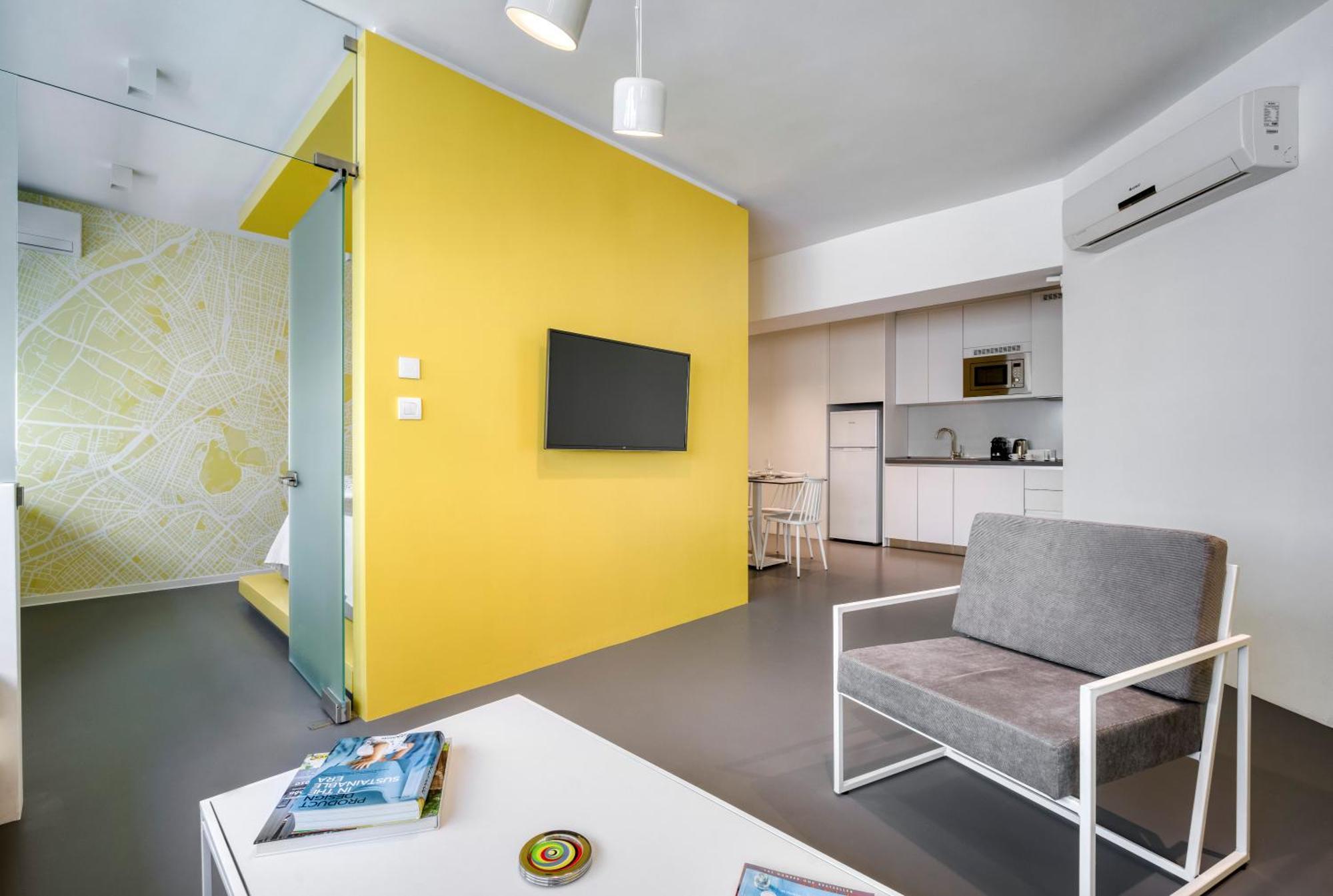 شقة Athens Color Cube الغرفة الصورة